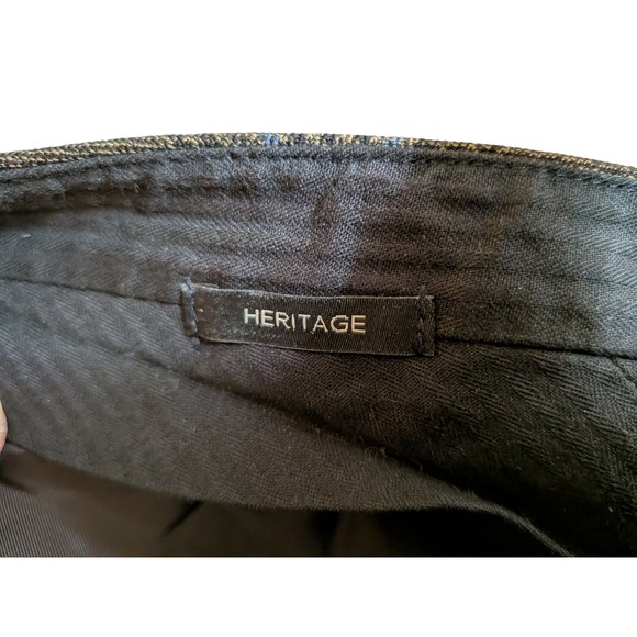 Talbots Heritage Brown Blue Plaid Wool Blend Trousers Pants Womens 14WP Petite - Picture 3 of 9